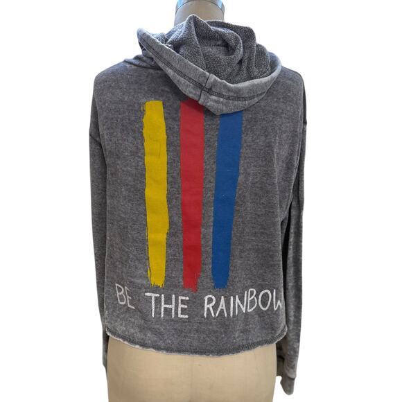 Wren and Glory‎ x Vintage Havana Hoodie Sweatshirt Be the Rainbow - Picture 1 of 8